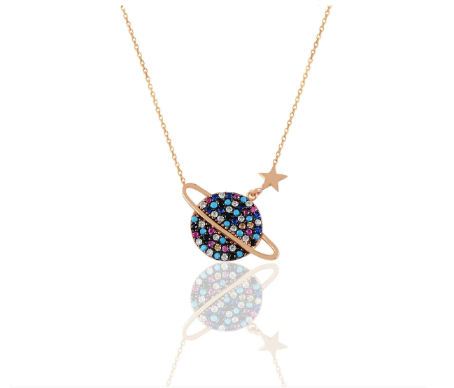 Globe colors necklace pandea - Copy