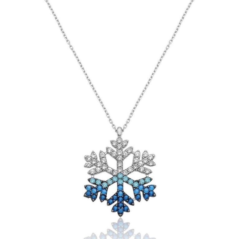 snowflake pandea necklace