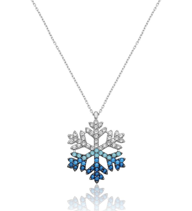 snowflake pandea necklace