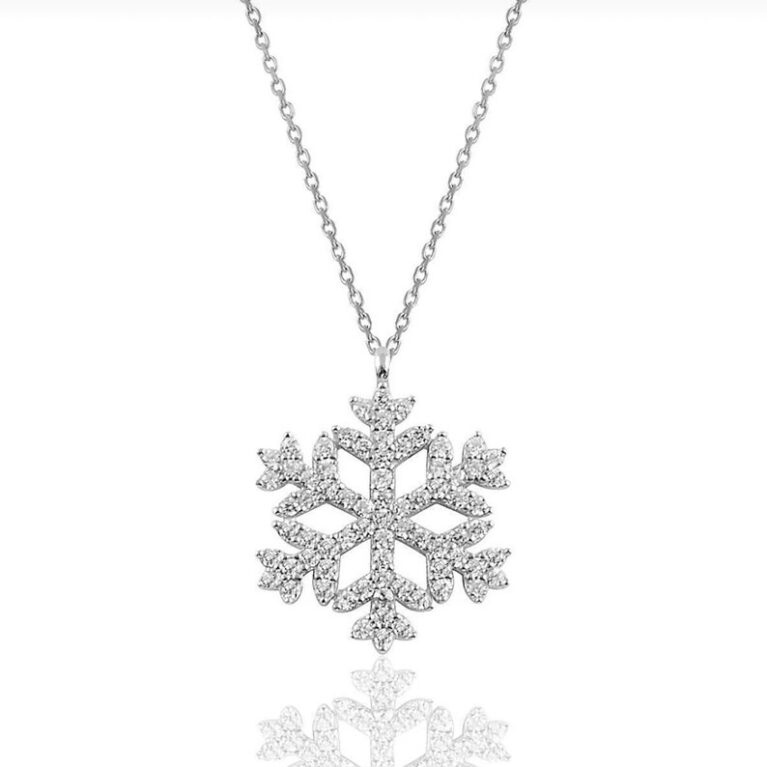 snowflake necklace