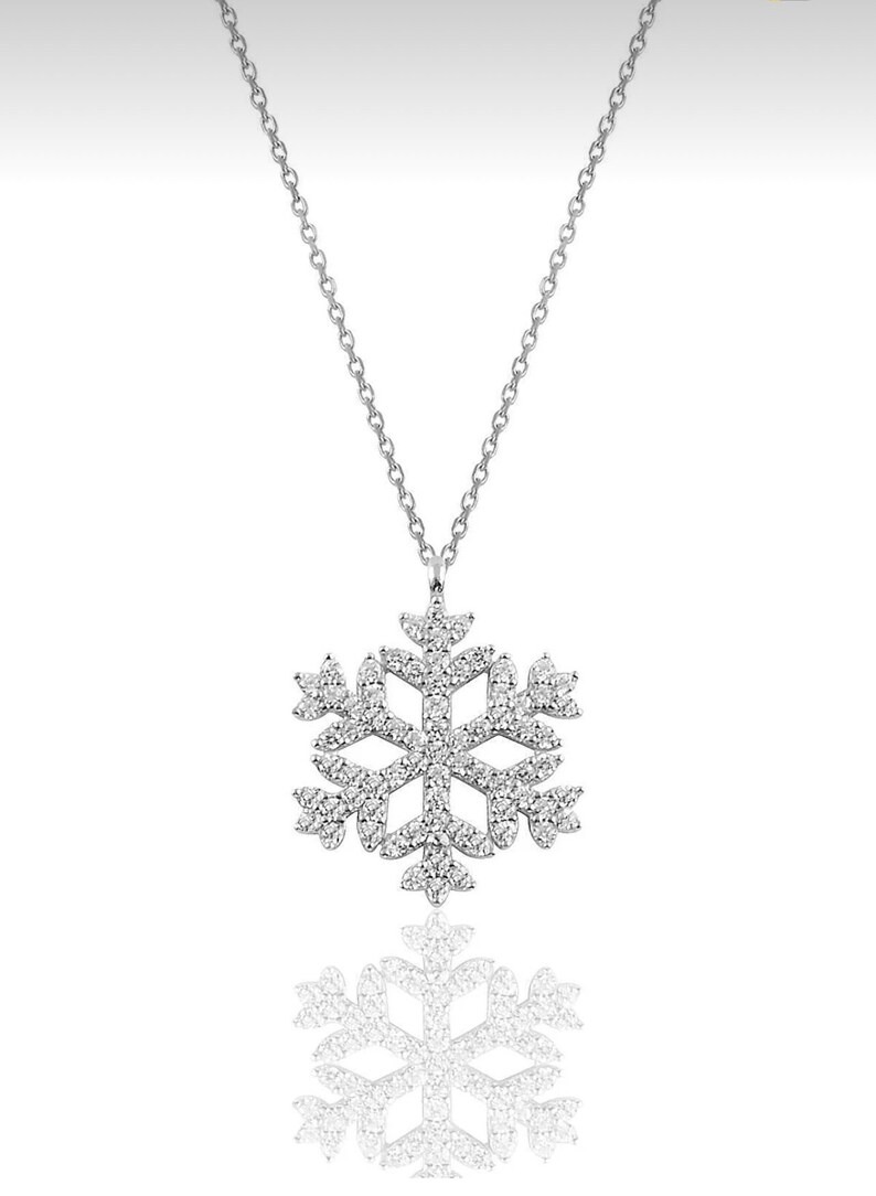 snowflake necklace