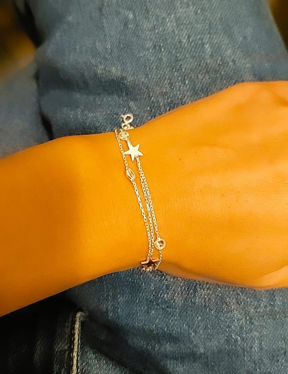 star bracelet silver pandea