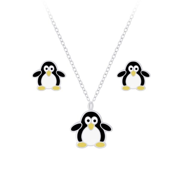 penguin set -earrings -pandea-kids