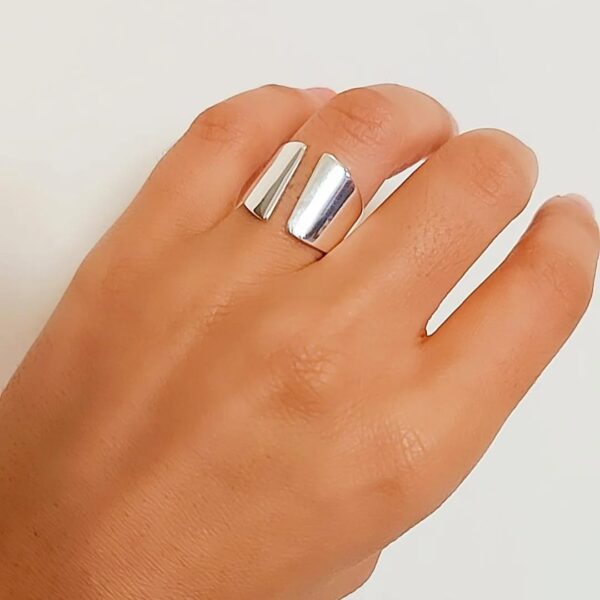 Adjustable ring silver high quality 925 sterling silver