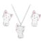 cat-set-earrings-necklace-pandea-silver-kids